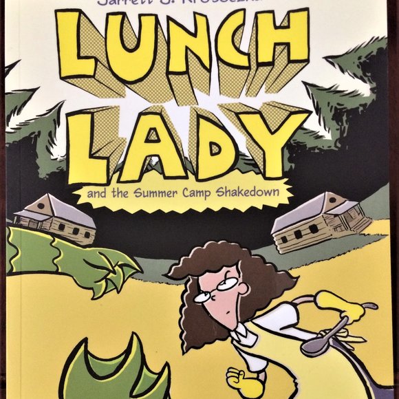 Lunch Lady and the Summer Camp Shake Down - Trade Sized Paperback Picture Book - Picture 1 of 1